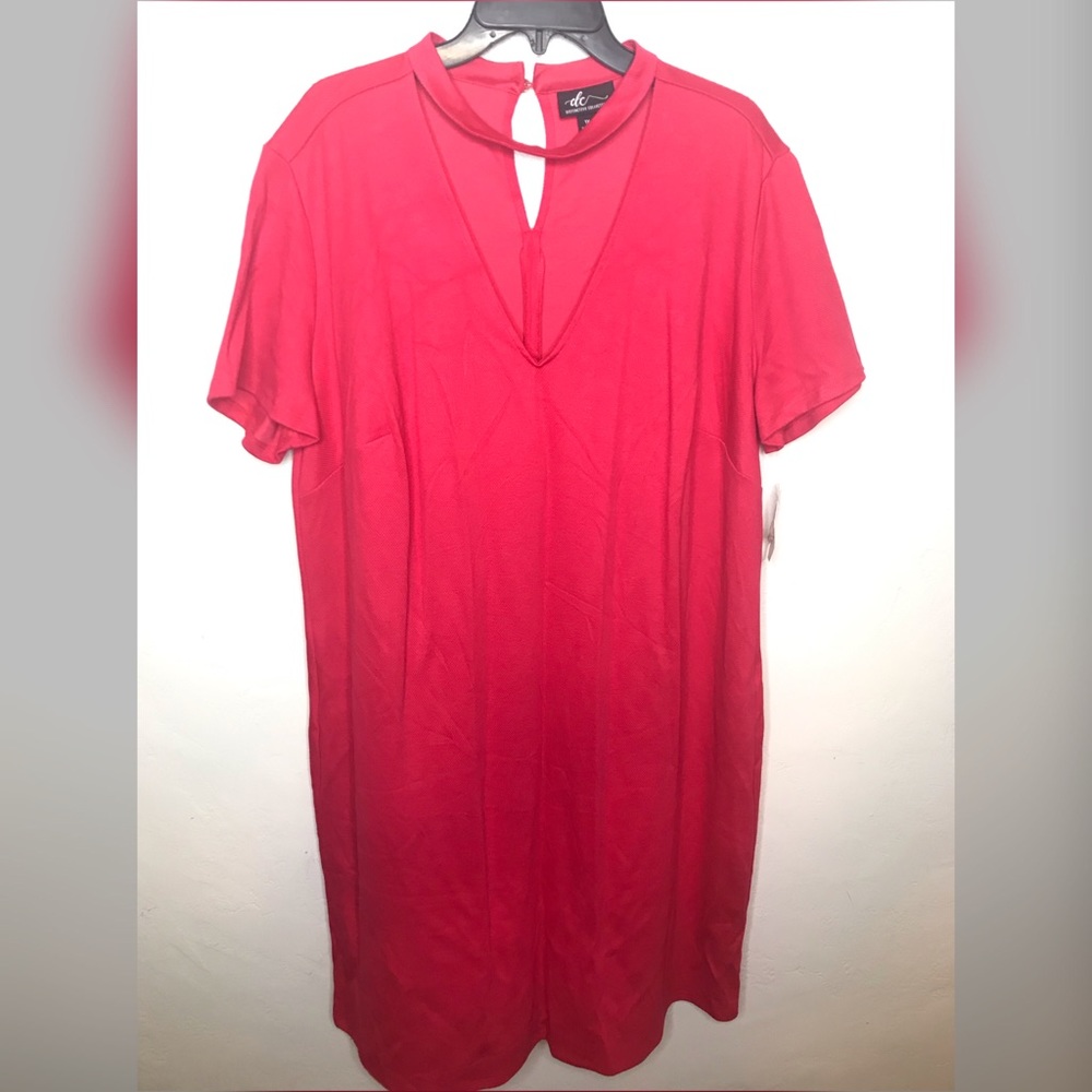 etc Distinctive Collections Size 1X Hot pink dress